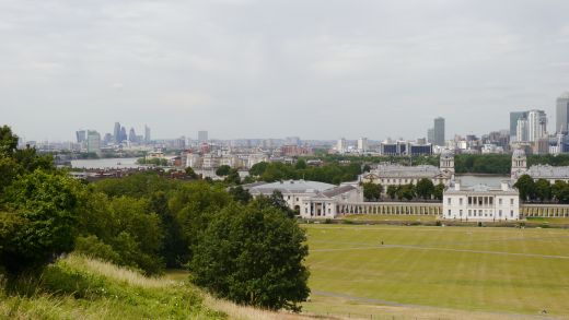 Stadtansicht von Greenwich aus