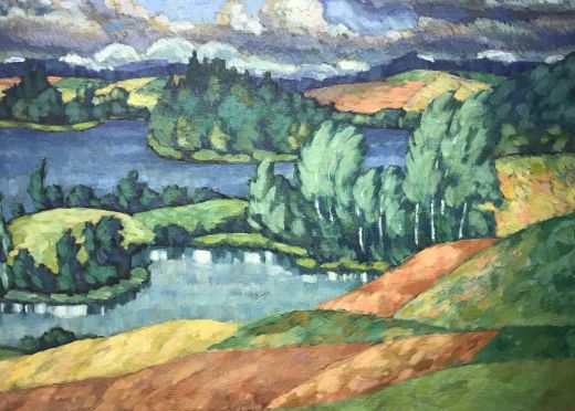 Landscape in Rouge.1918-20